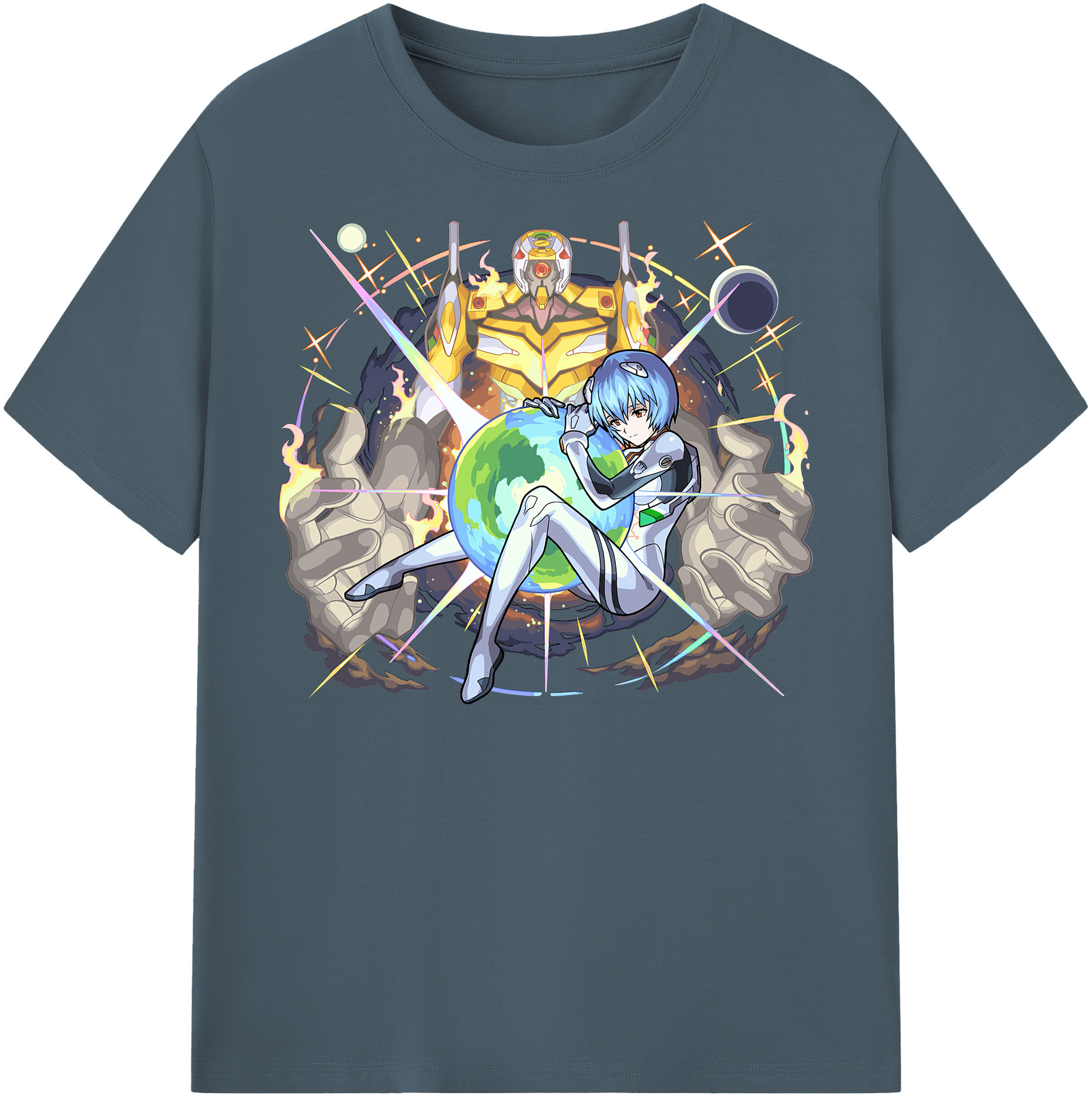 （画像用） EVA 新世紀エヴァンゲリオン 綿100％半袖Tシャツ（フロントプリント）